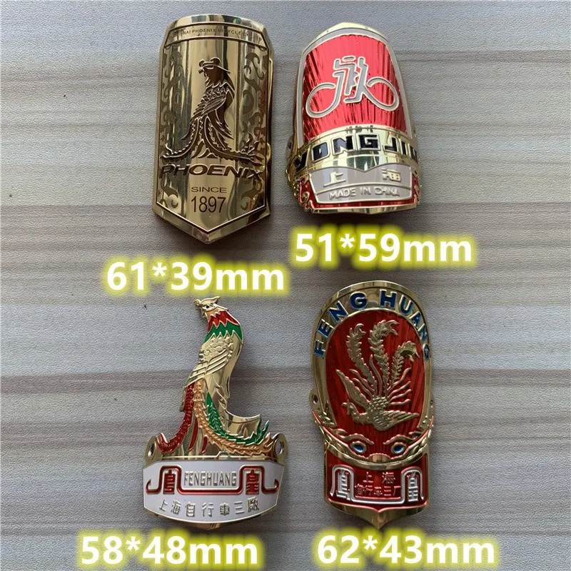 Значок на велосипедную головку Алюминиевые наклейки для горного велосипеда BMX 2