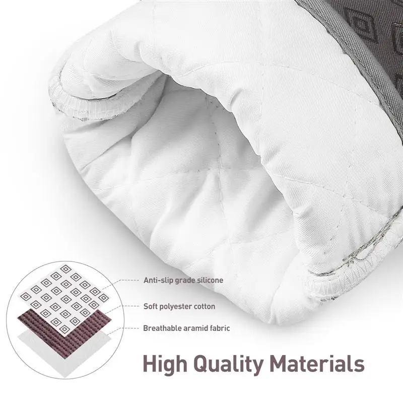 Homemaxs 2 шт. из хлопка и льна предохранительная перчатка теплозащитные варежки