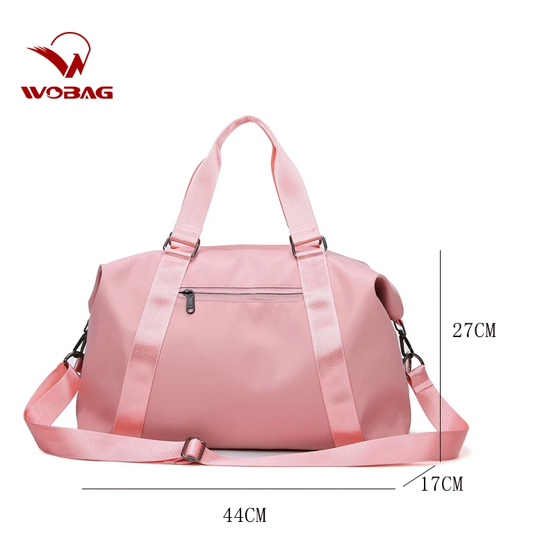 Wobag модная розовая спортивная женская сумка для занятий йогой, тренировочная сумка для отдыха на открытом воздухе, повседневная дорожная сумка