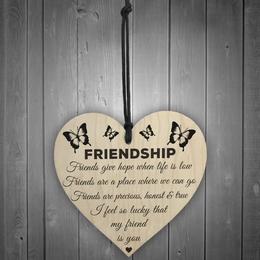 1 шт. дерево любовь чип Рождественское украшение письмо дружба кулон бирка