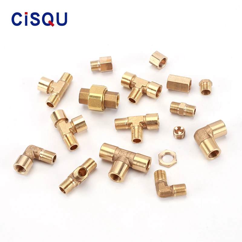 Латунь мужской/женский Пневматический фитинг для водопроводных труб 1/8 &quotBSP