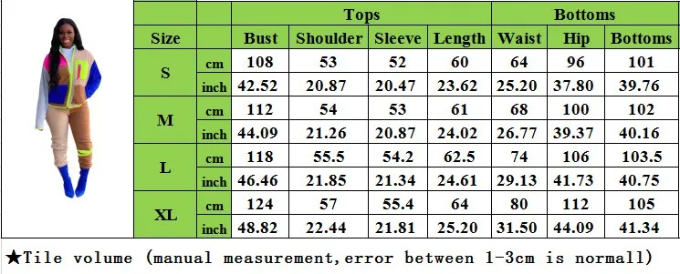 

New Fashion Multi-pocket Contrast Color Two-piece Women's Long-sleeved Top And Trousers With Casual Sportswear Suit 2020 Winter