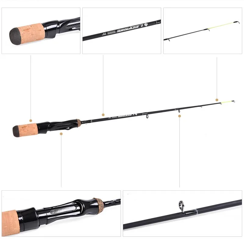

19/25/28 Inch Fiberglass Lightweight Ice Winter Fishing Rod Portable Super Hard Fishing Pole Carp Tackle Tool Accessories Pesca