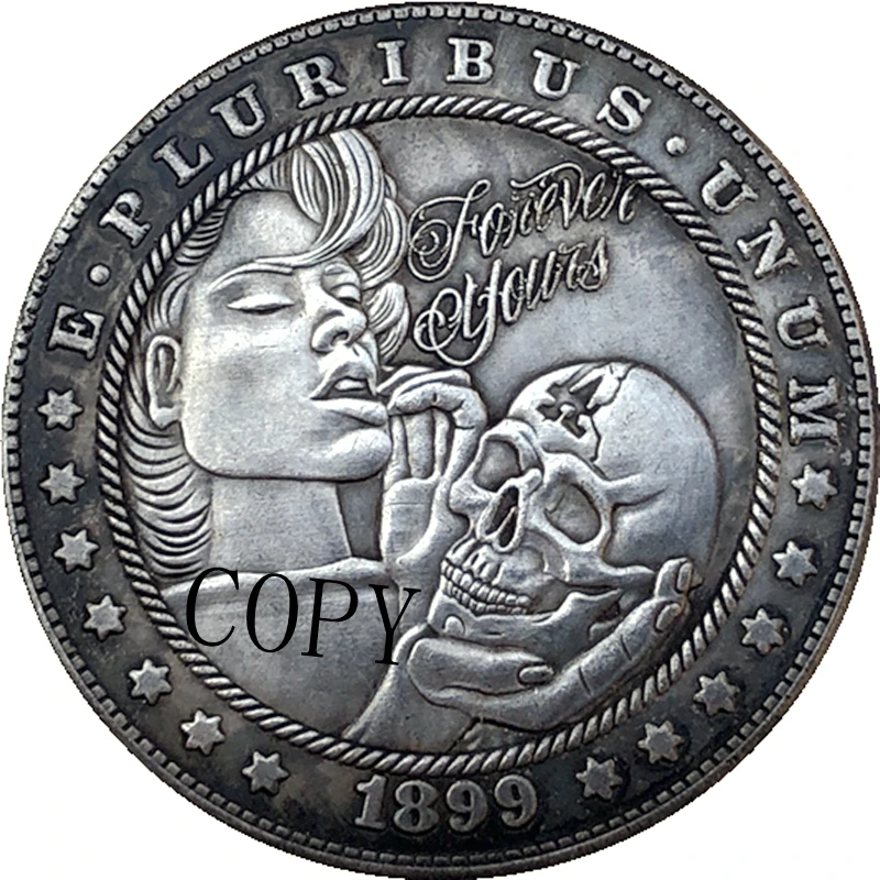 

Хобо никель 1899-S сша Морган доллар Монета КОПИЯ Тип 178