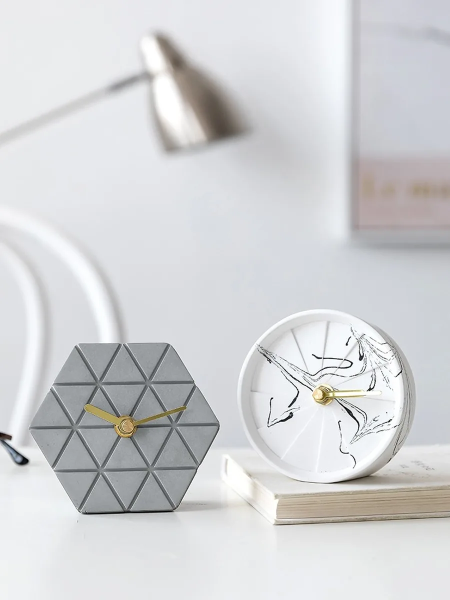 Цифровой будильник в скандинавском стиле современный традиционный для спальни