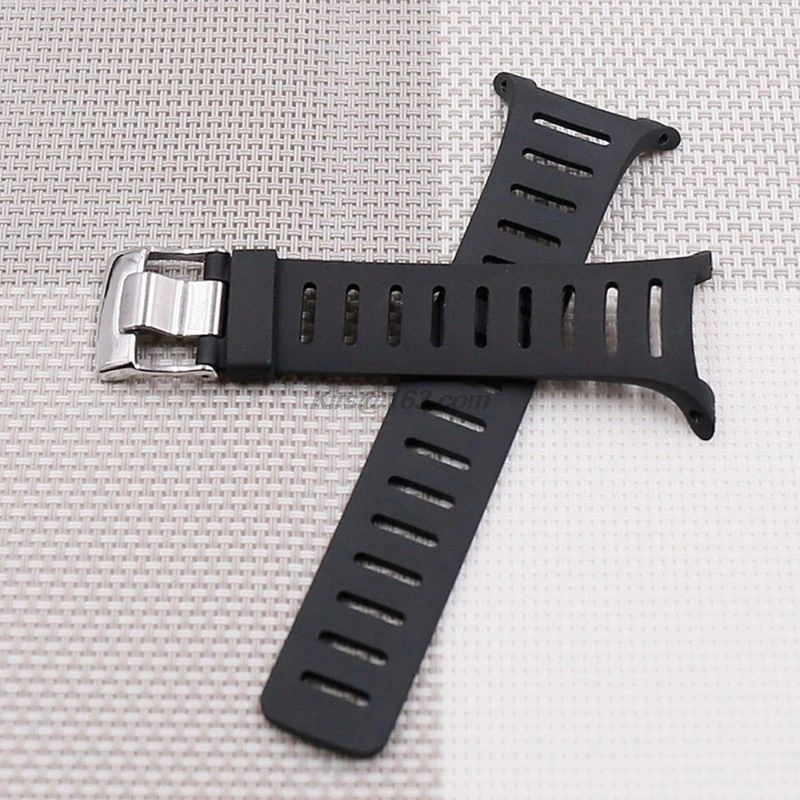 

Soft Rubber Watch Band Metal Buckle Wrist Strap with Screwdrivers for SUUNTO T1 T1C T3 T3C T3D T4C T4D T Series Smart Watch Acce