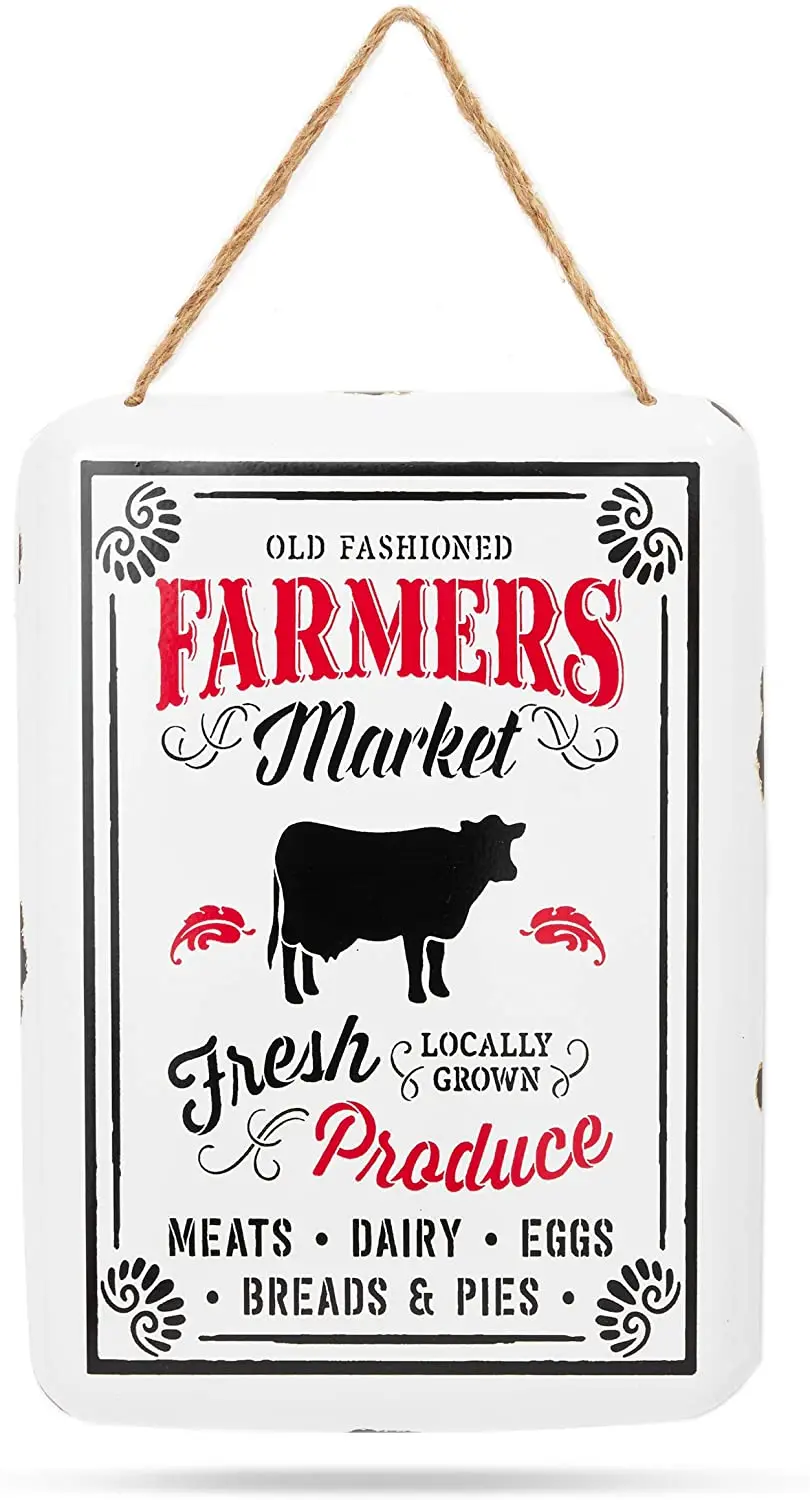 

Farmer is Market Metal Vintage Sign