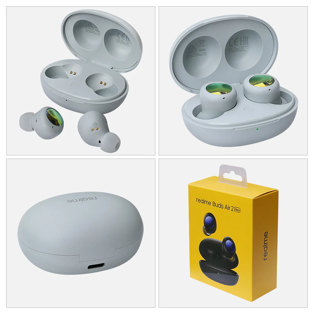 original realme buds air 2 neo black bluetooth earphone anc 28 hours of playtime super low 88ms latency wireless headphones free global shipping