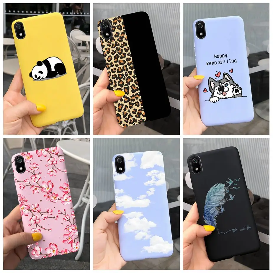 Чехол для Xaiomi Redmi 7A чехол 7 A мягкий силиконовый милый модный телефона с красивыми