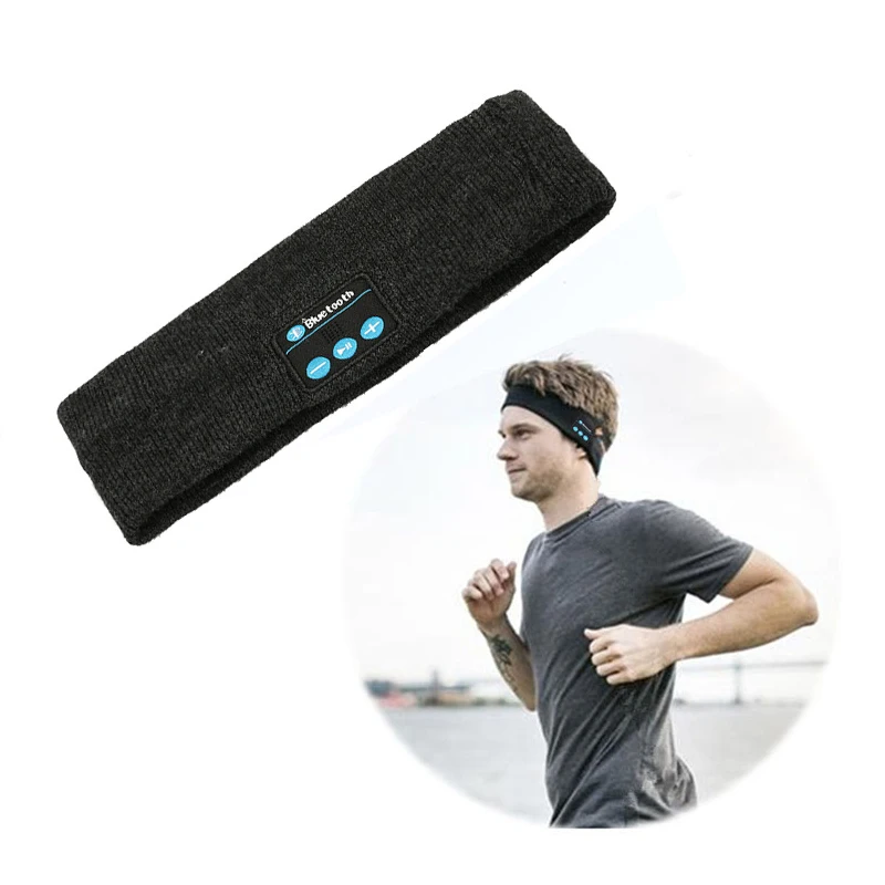 

1 шт. Bluetooth Музыка вызова спортивная повязка на голову и подзарядкой через USB Беспроводной Портативный повязка на голову для Домашний Тренаж...