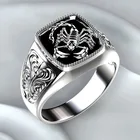 Мужскоеженское кольцо с тиснением в стиле панк, винтажное, Z5T498, кольцо со скорпионом