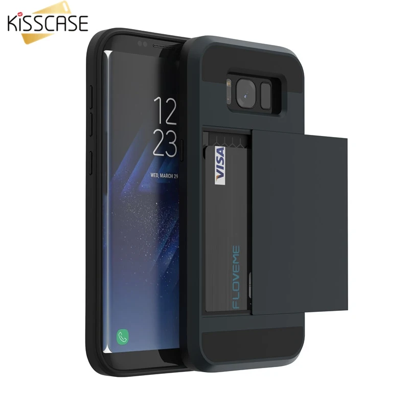 телефон смартфон KISSCASE чехол для samsung Galaxy A3 A5 A7 J3 J5 J7 2016 2017 слот карт телефона S8 S9