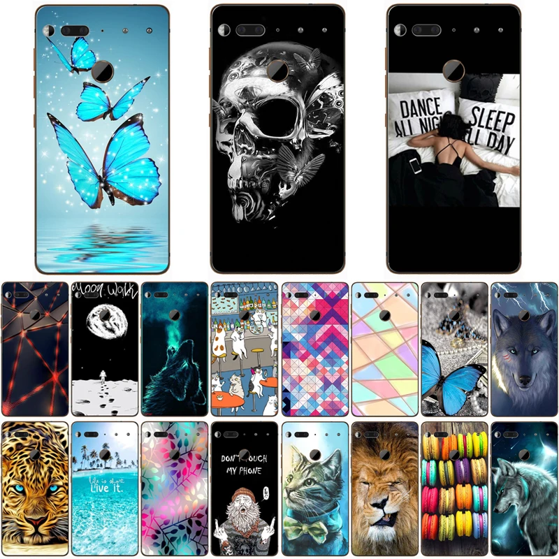 Для эфирного телефона PH-1 чехол модный силиконовый мягкий симпатичный из ТПУ