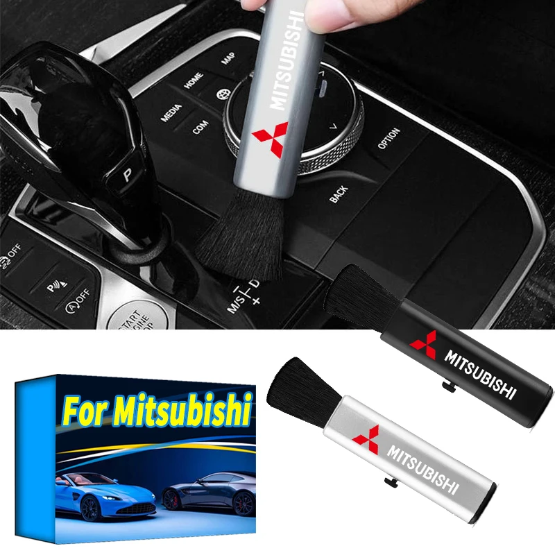 

1Pcs Retractable Car Dust Remover Air Vent Cleaning Brush Cleaner For Mitsubishi Lancer ASX Mirage Pajero Sport Xpander Goods