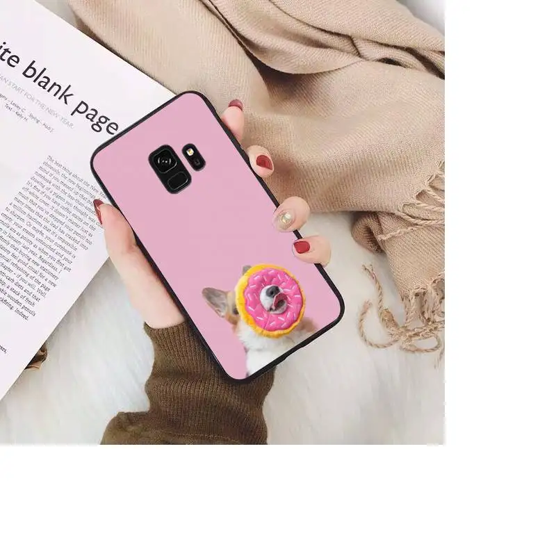 Милый розовый телефонный чехол YNDFCNB в эстетике собак для Samsung Galaxy S20 S10 Plus S10E S5 S6 S7edge