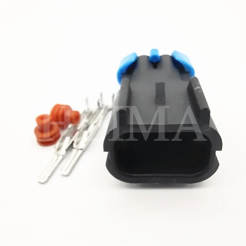 1 комплект Delphi 2 pin way Metri-pack 8 мм герметичная штепсельная розетка черный