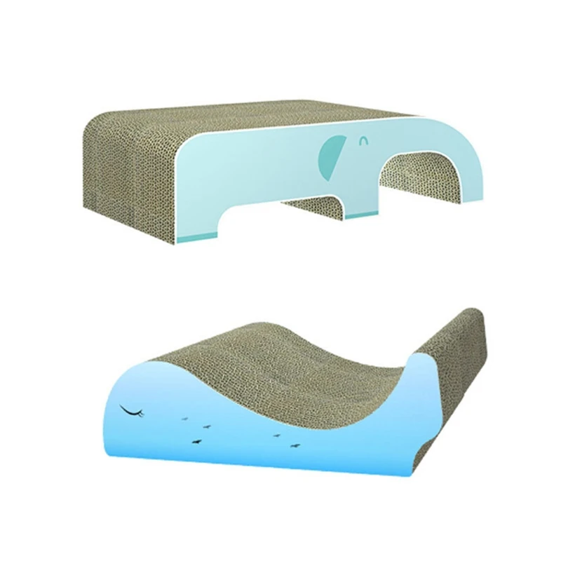 Милые слон Кит скользящие картонные когтеточные поверхности для кошачьих