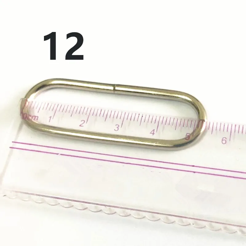 NO12 32mm Silver 50 шт. металлическое овальное кольцо пряжки для наручных часов аксессуары для рукоделия Швейные 16 мм 20 мм 25 мм 32 мм 35 мм 38 мм 50 мм 65 мм кожаные сумки с заклепками - Цвет: NO12 32mm Silver