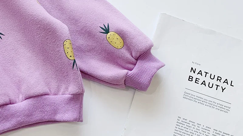 Autumn and Winter Children's Sweater Baby Girl Jacket Kids Girl's Sweatshirts Hooded Tops Children Outfits Clothing
