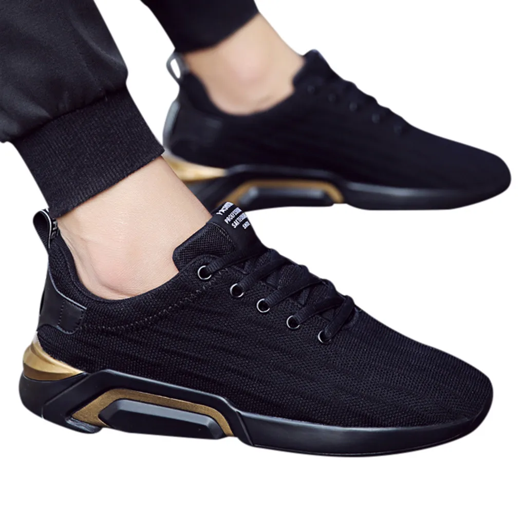 SAGACE/Новинка Мужская обувь из сетчатого материала на платформе удобная