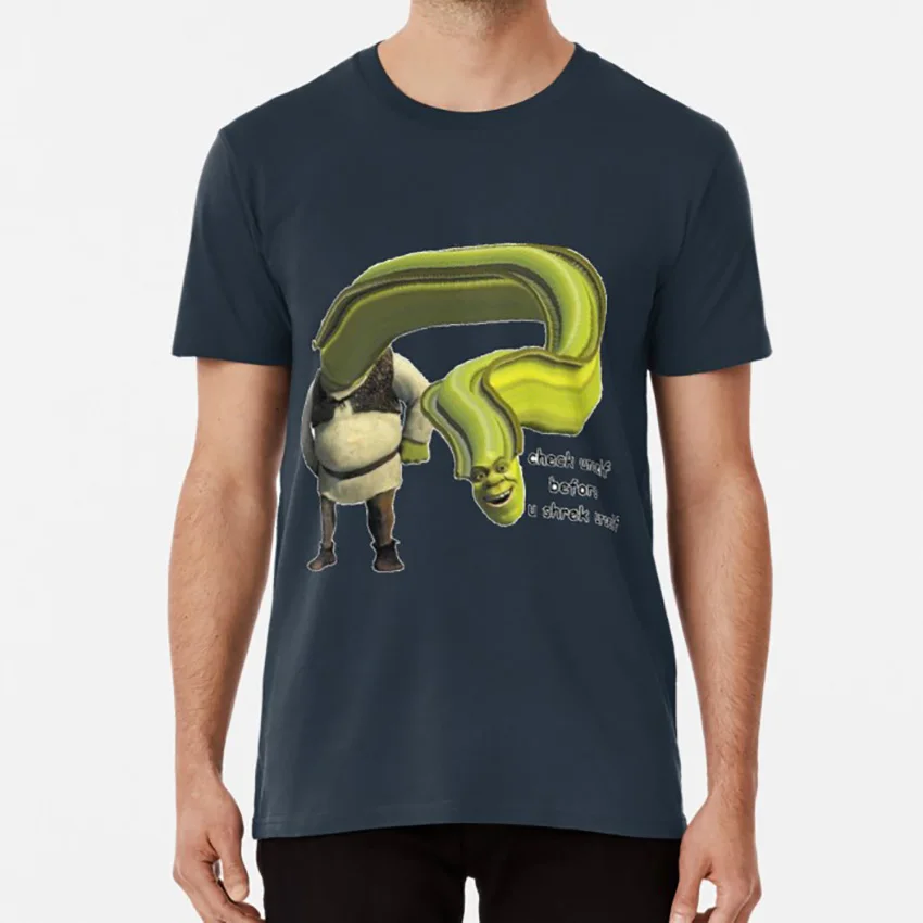 Shrek Yourself Before You Wreck футболка tumblr hip trendy cool inde funny shrek | Мужская одежда