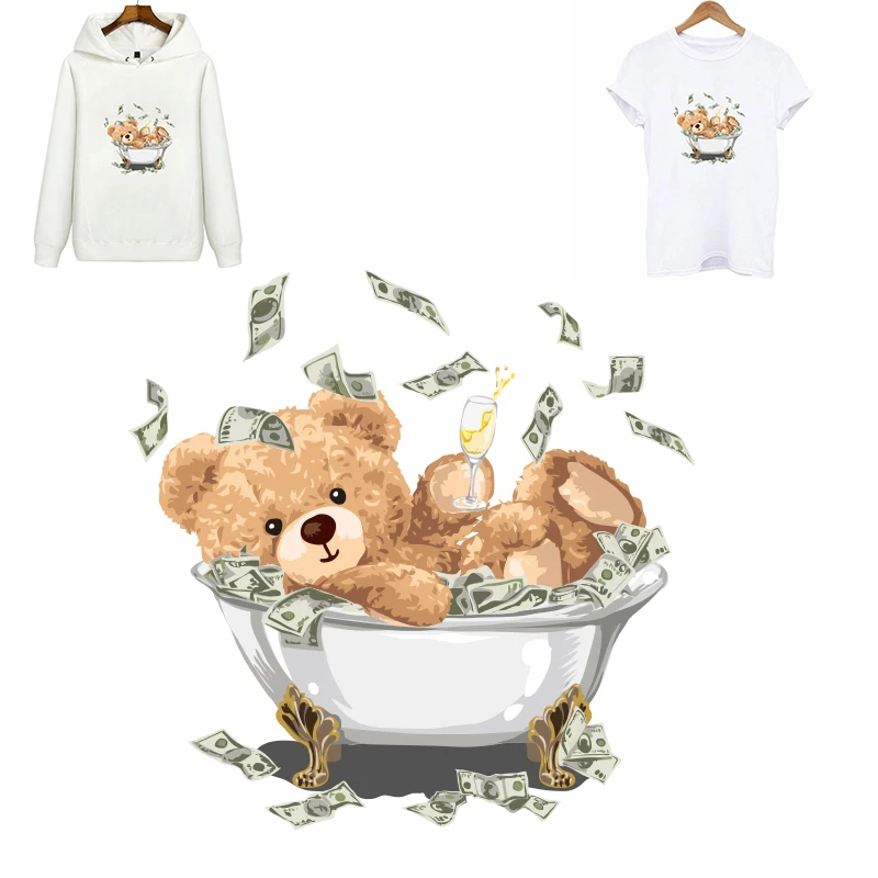 Термонаклейка на одежду Медвежонок |