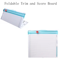foldable trim and score board foldable board easy storage for creating boxes cards envelopes gift bags paper rosettes new 2021