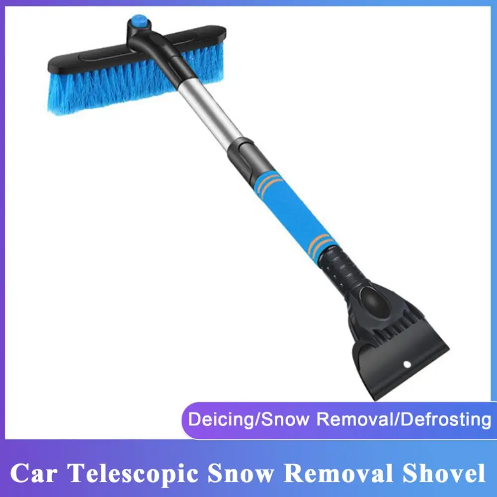 Автомобильный Телескопический снег удаление лопатка Портативный