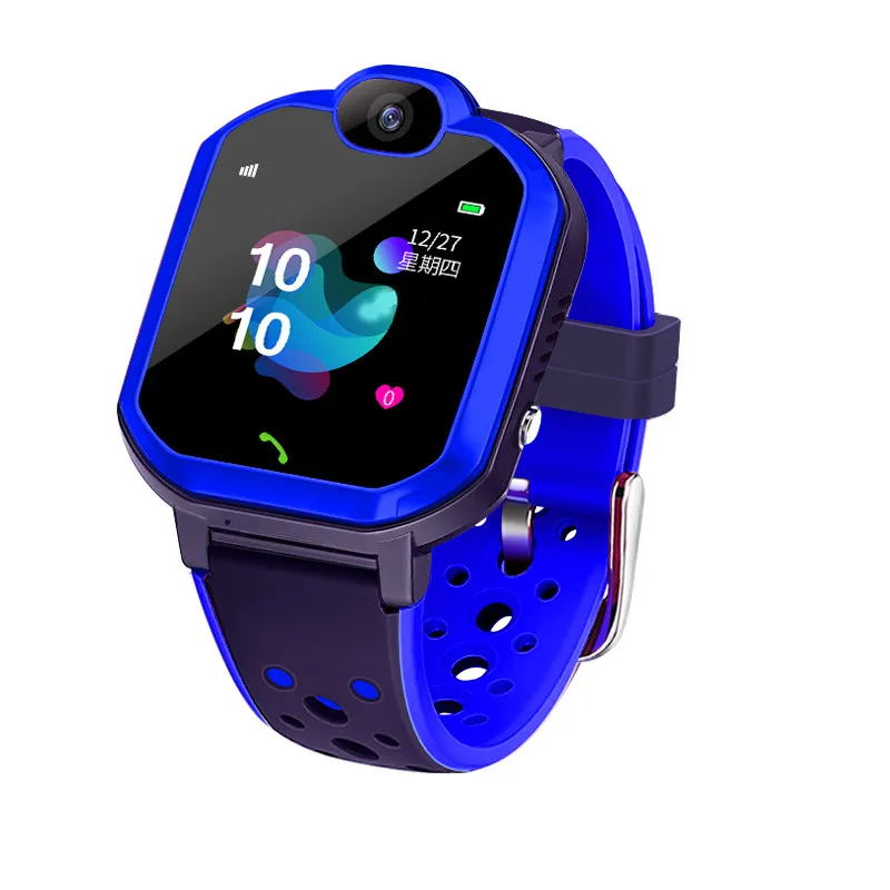 Детские Смарт часы с GPS трекером и сенсорным экраном IPX7 водонепроницаемый