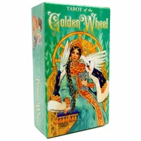 tarots of the golden wheel 78 cards deck tarots board game family party oracle rxbb