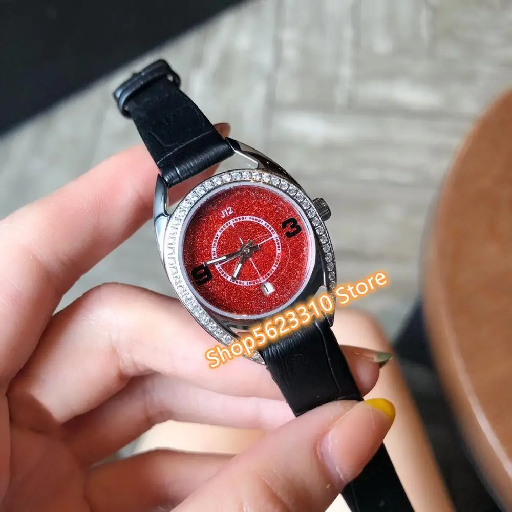 Изысканные многоцветные блестящие Часы повседневные кварцевые наручные часы