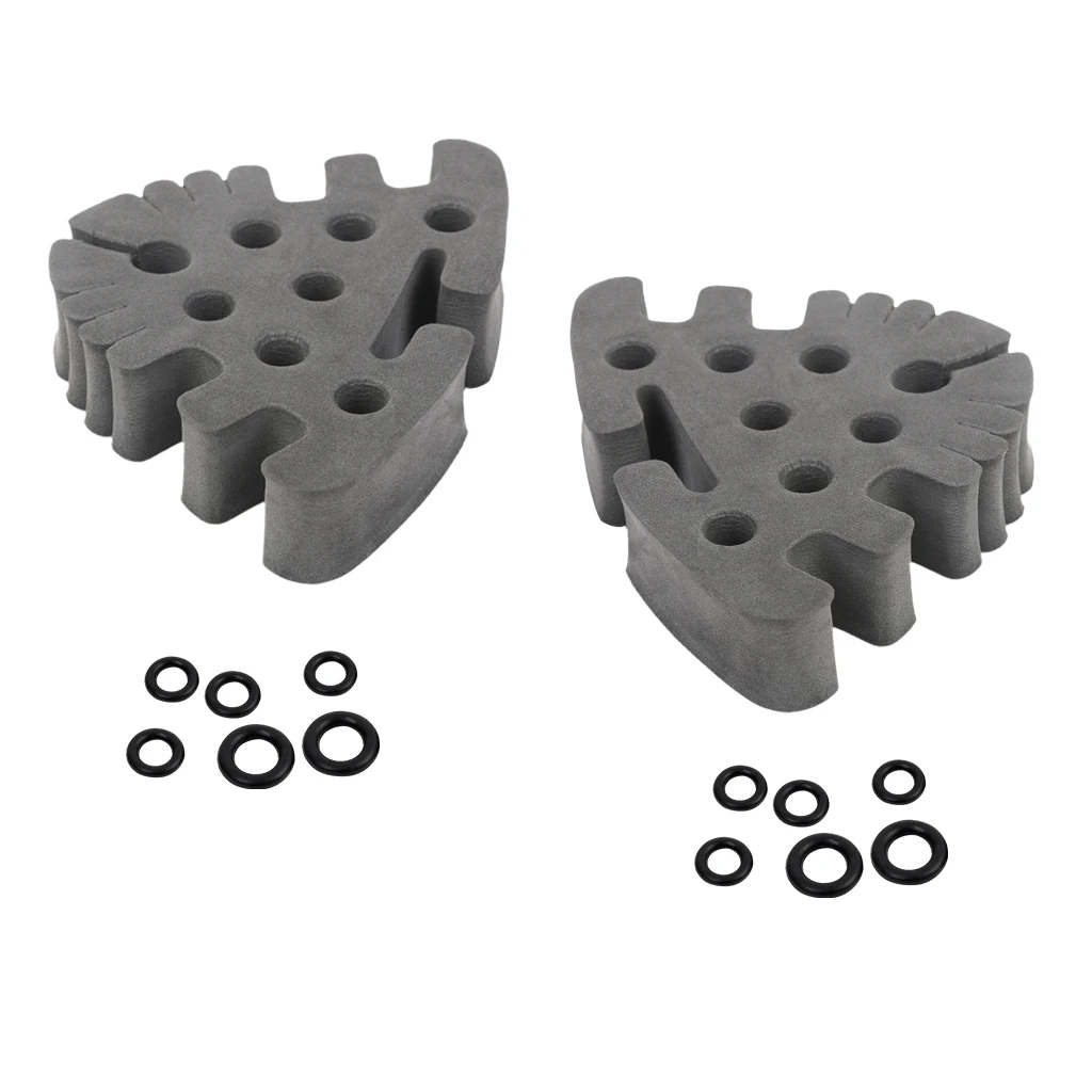 

2Pcs Fly Tying Foam Station Fly Tying Tool CaddyHolder Fly Tying Vise Tool Holder 7 x 9cm