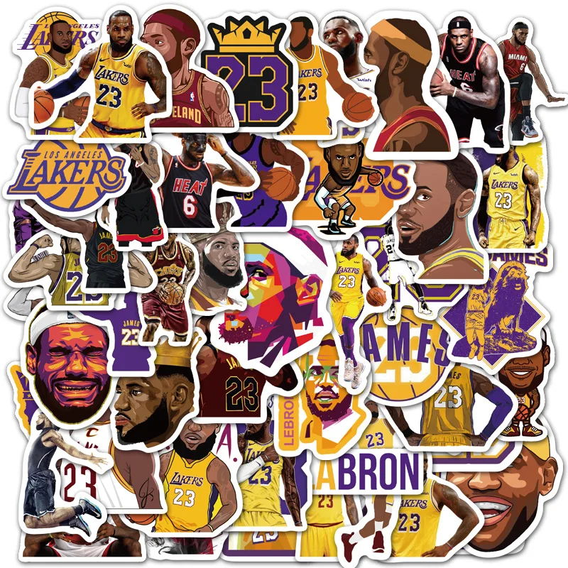 

10/30/50/100pcs basketbal Anime Stickers Cartoon Graffiti Decal Toy For Kids DIY Waterproof Laptop Luggage Phone Helmet Sticker