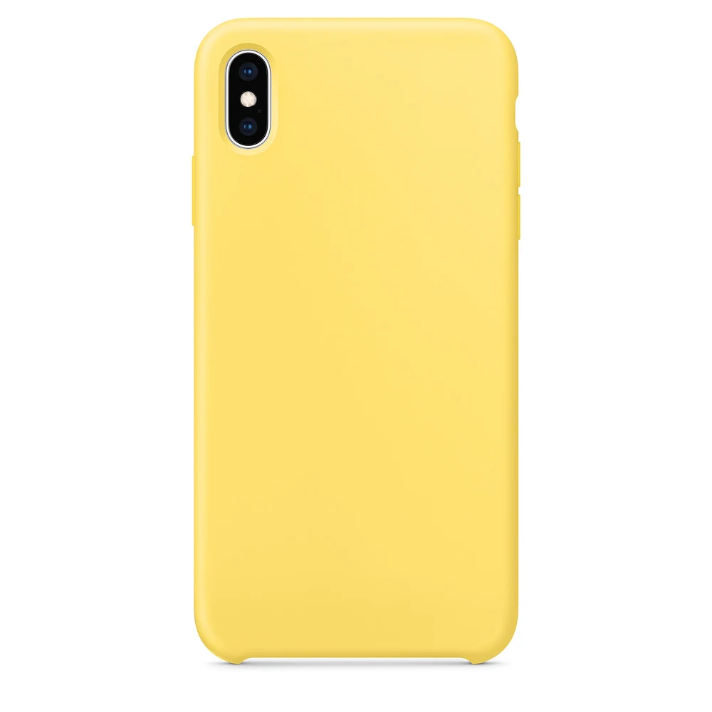 Mellow Yellow Роскошный официальный силиконовый чехол для телефона с логотипом для Apple iPhone 7 8 6 s 6S Plus чехол для iPhone XR X XS 11 Pro Max получехол iPhone 6Plus 6sPlus 7Plus 8Plus XSMAX 11ProMax 11Pro LOGO - Цвет: Mellow Yellow
