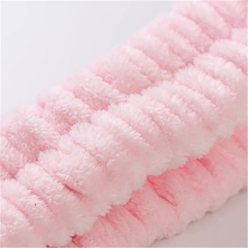 

Coral Velvet Hair Accessories Simple Makeup Headband Fashion Simple Elastic Headband Headband