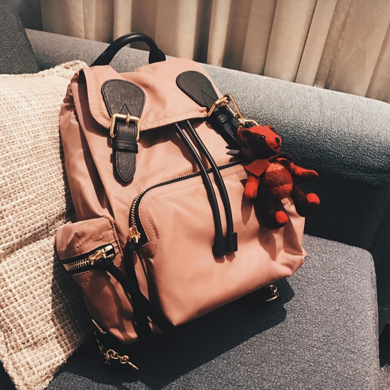 Женский водонепроницаемый нейлоновый рюкзак маленький дорожный ранец из