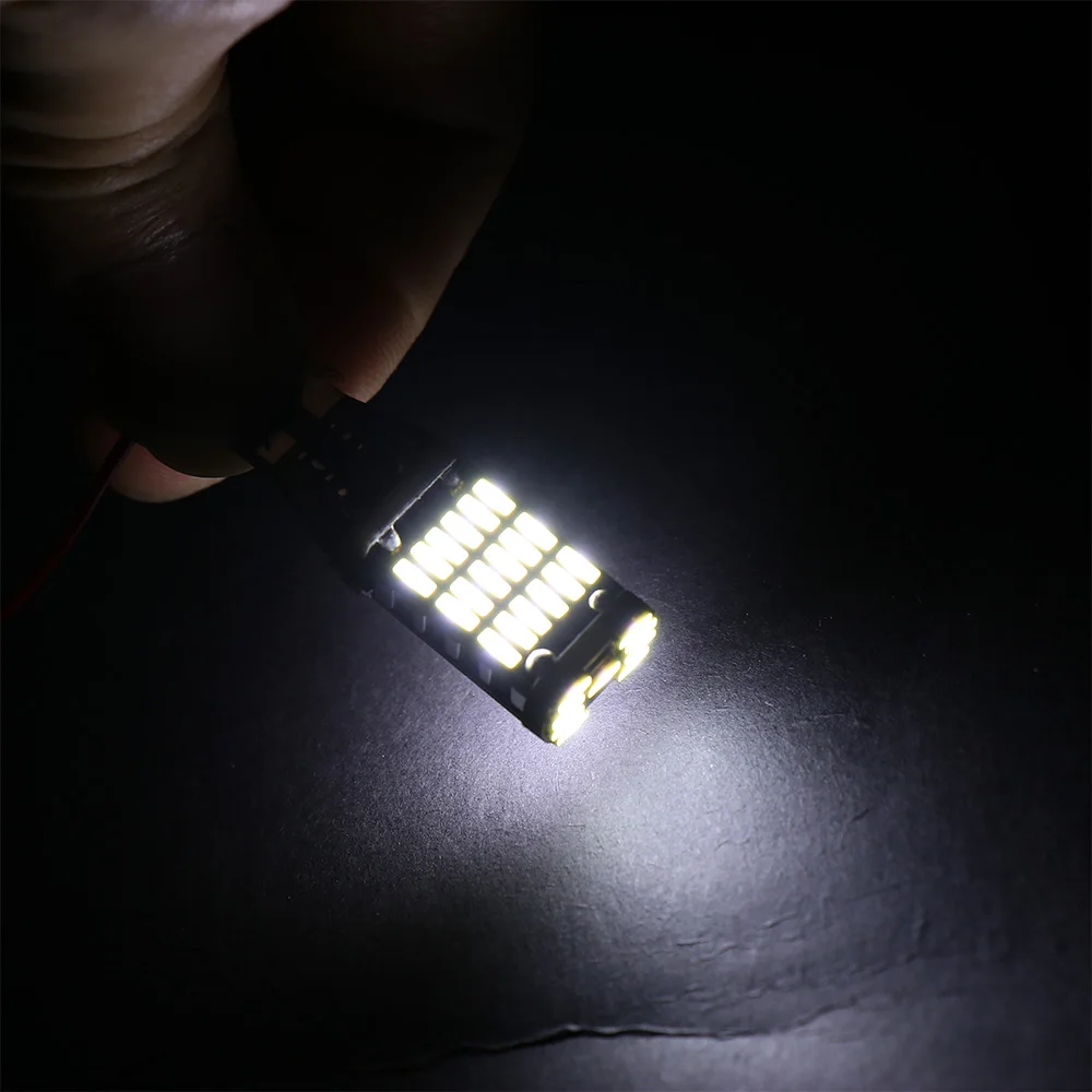 2 шт. Авто дополнительных лампы T15 921 912 4014 45 SMD светодиодный Canbus Ширина обратный