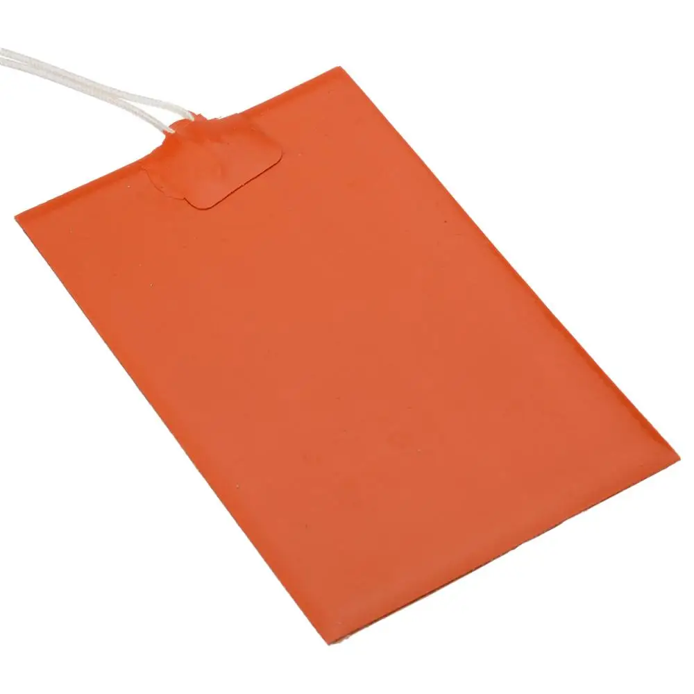 300W 220V Engine Oil Tank Silicone Heater Pad Universal Fuel Tank Water Tank Rubber Heating Mat Warming Accessories 10 x 15cm