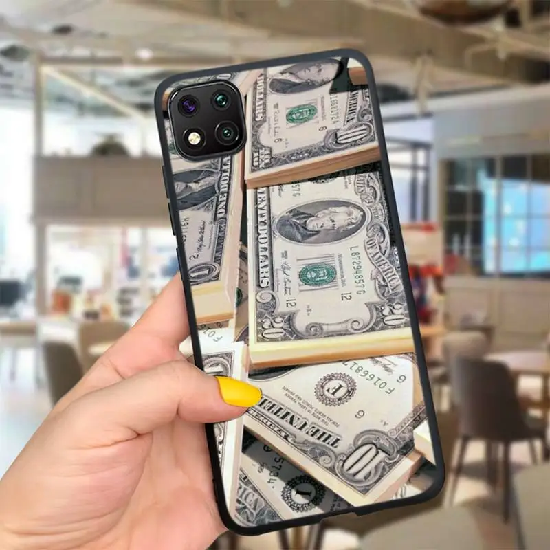 

ZFGHSHYQ U.S. Dollar Money Phone Case For Redmi 5plus 5 6 7 8 7A 8A 9 Note 2 4 5 6 7 Note 8 9pro 8t