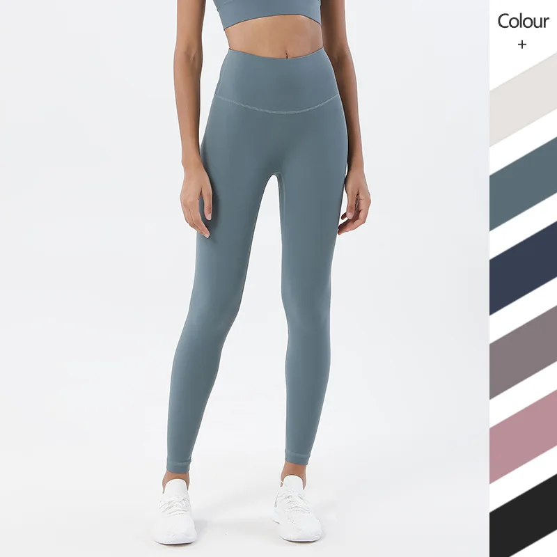 

The New Nude Lulu Yoga Pants Women Sportwear High Waist Booty Sport Legging Seamless Leggings Gym Clothing Running Fitness Pants