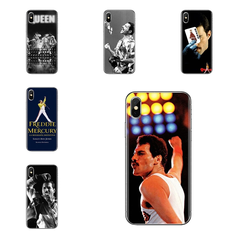 Фредди Меркури Queen браслет для samsung Galaxy S3 S4 S5 мини S6 S7 край S8 S9 S10 Plus Note 3 4 5 8 9 мягкий