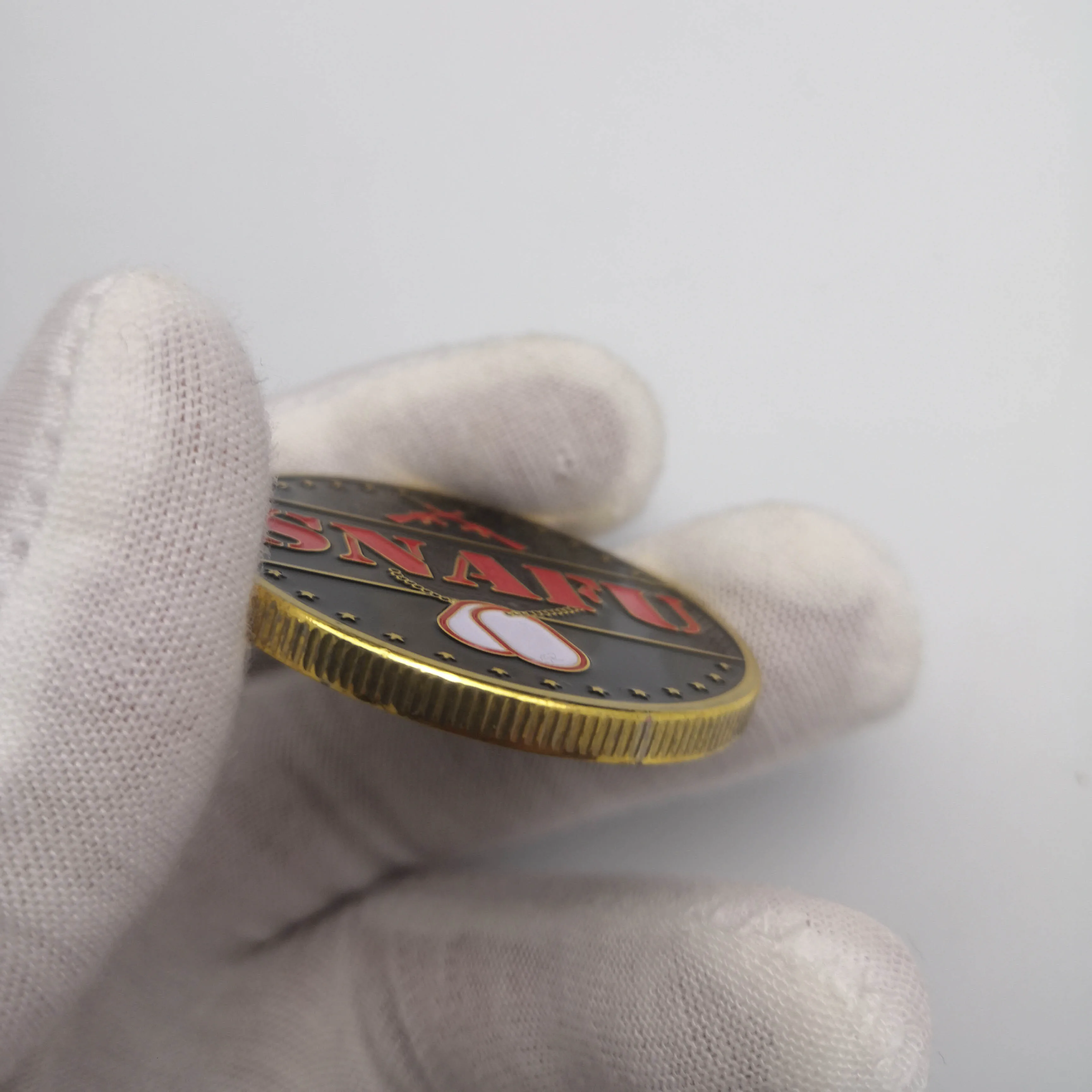 US Army Comrade Sniper FUBAR SANFU Gold Colorful Commemorative Coins Military Fan Souvenir Gifts | Дом и сад