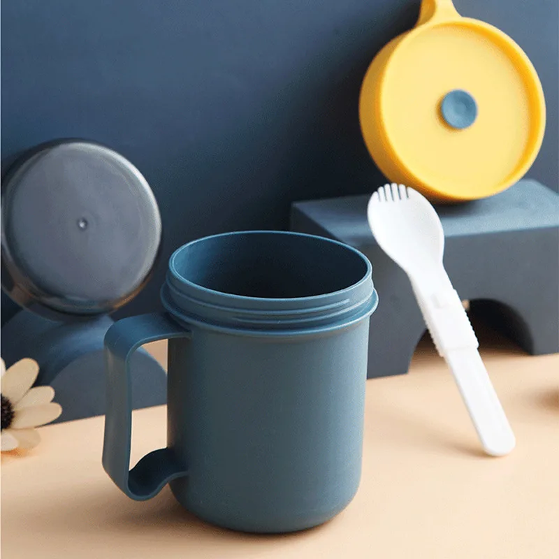 Ланчбокс 500 мл портативный пищевой Термоизолированный контейнер чашка для