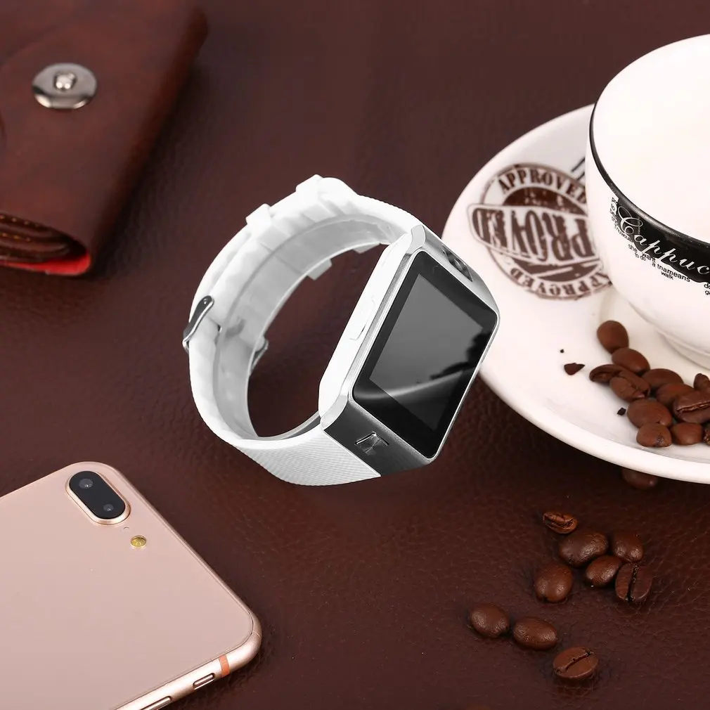 Новые умные часы DZ09 Цифровые мужские Bluetooth SIM TF карта камера для Apple iPhone Samsung Android