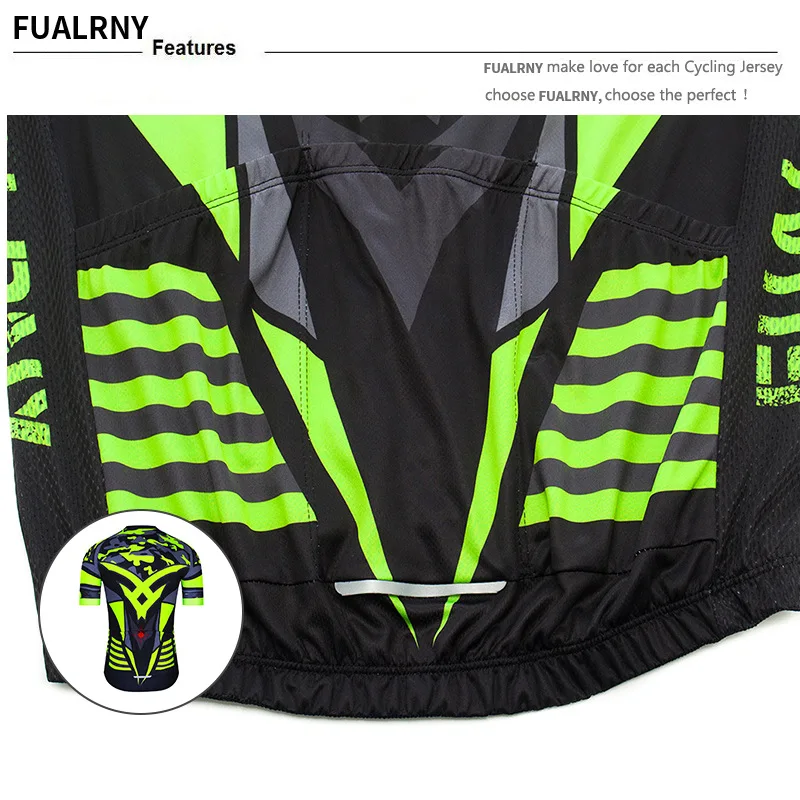 

New men riding a short-sleeved suits summer bike high-density 4 d ride cushion