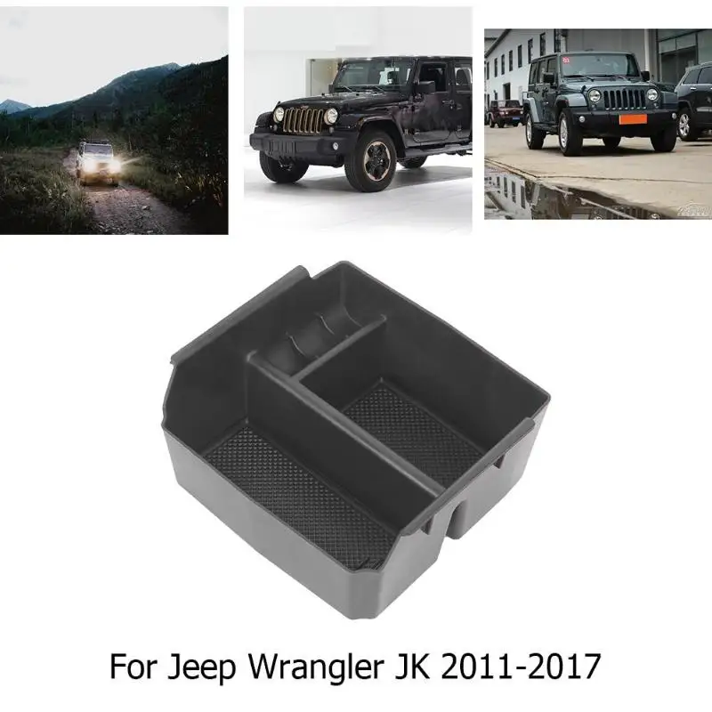 Центральная консоль подлокотник Коробка органайзер вставка лоток для Jeep Wrangler JK 2011- правильные разъемы не режутся и не соединяются