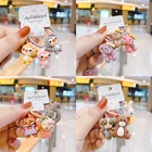 3 шт., Детские эластичные ленты для волос, с цветочным принтом