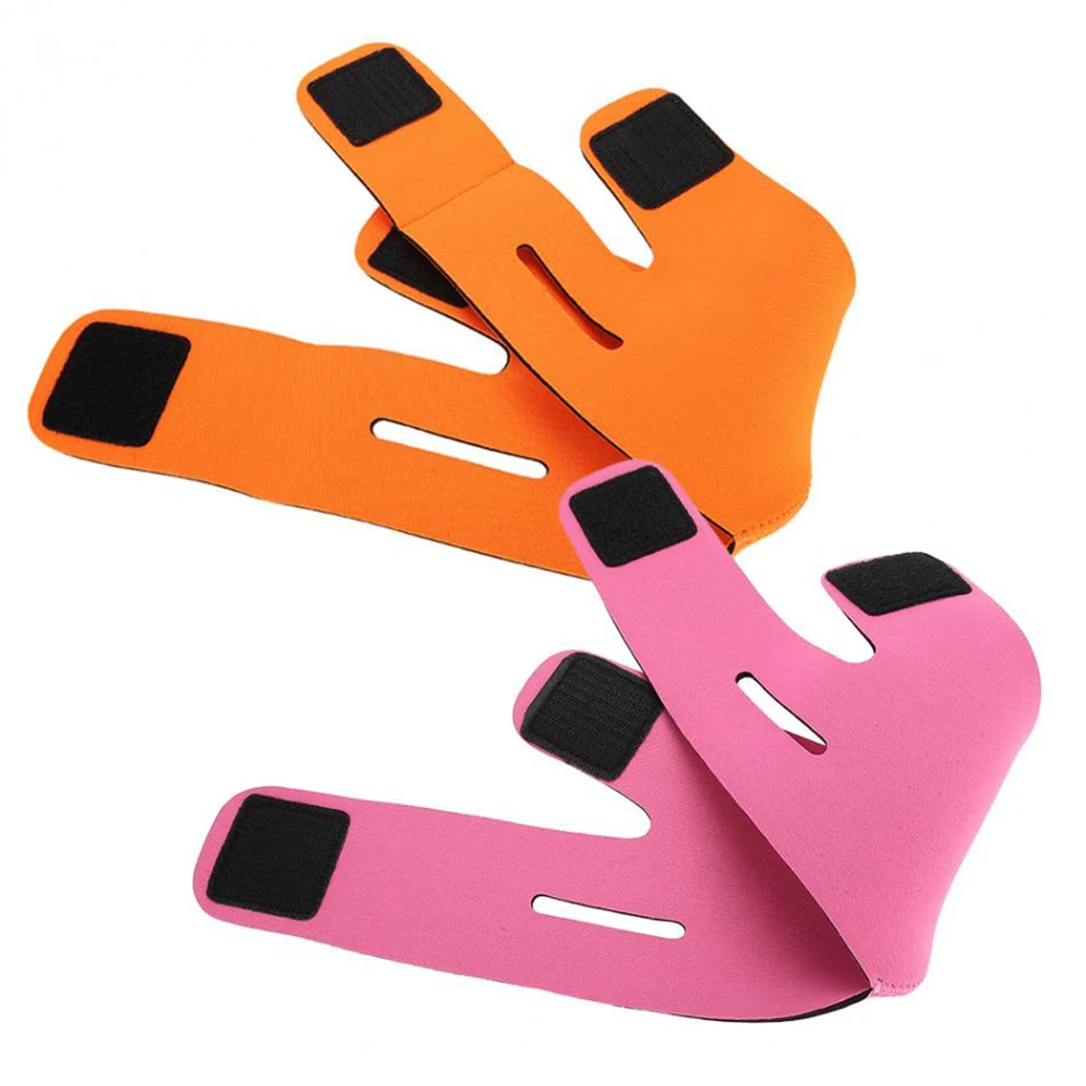 Маска бандаж для V зоны лица с эффектом лифтинга подтяжки кожи щёк подбородка и