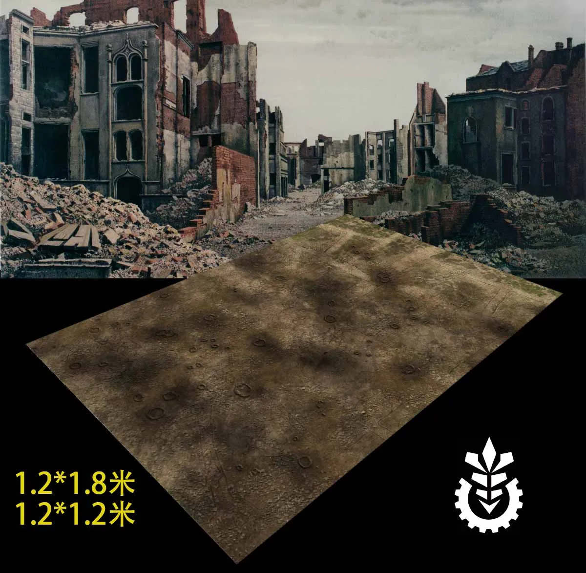 Игровой большой коврик для мыши Bombing Zone For War 40K PP молот геймерский компьютерный