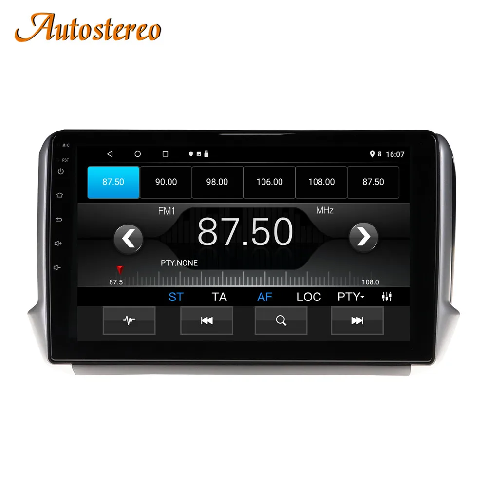 DSP MAX64GB Android 9 автомобильный dvd-плеер gps навигация для peugeot 208/peugeot 2008 головное устройство мультимедийный плеер радио магнитофон